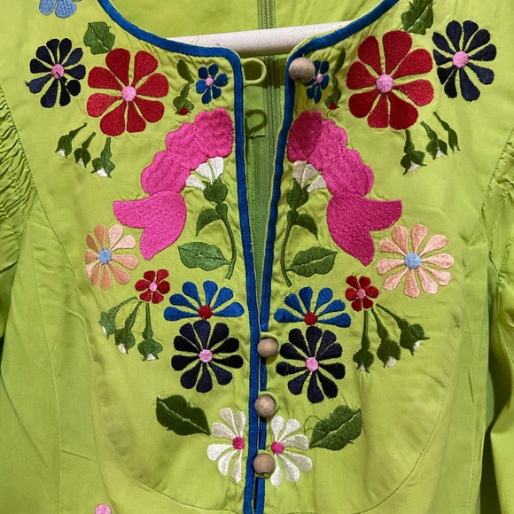 Nanette Lepore Embroidered Mexican Dress - Picture 14 of 16